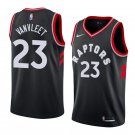 Men/Youth's fred vanvleet #23 toronto raptors swingman statement jersey black