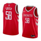 Men/Youth's gerald green #58 houston rockets swingman icon edition jersey