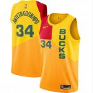 Men/Youth's Giannis Antetokounmpo Milwaukee Bucks City Editon #34 Stitched Jersey