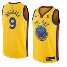 Men/Youth's gold golden state warriors #9 andre iguodala city edition jersey swingman