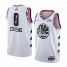 Men/Youth's Golden State Warriors #0 White DeMarcus Cousins 2019 All-Star Game Swingman Jersey