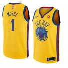 Men/Youth's golden state warriors #1 javale mcgee jersey city edition swingman gold