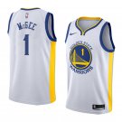 Men/Youth's Golden state warriors #1 javale mcgee white jersey swingman