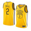 Men/Youth's golden state warriors #2 jordan bell earned edition jersey yellow