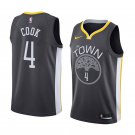 Men/Youth's Golden state warriors #4 black quinn cook statement swingman jersey