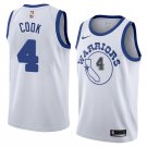 Men/Youth's golden state warriors #4 quinn cook hardwood classics swingman jersey white