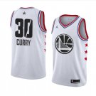 Men/Youth's Golden State Warriors #30 Stephen Curry 2019 All-Star Game Swingman Jersey White