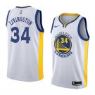 Men/Youth's golden state warriors #34 shaun livingston white jersey swingman