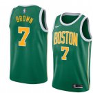 Men/Youth's boston celtics #7 jaylen brown earned edition jersey green