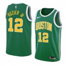 Men/Youth's boston celtics #12 terry rozier iii earned edition jersey green
