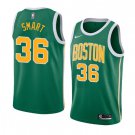 Men/Youth's boston celtics #36 marcus smart earned edition jersey green