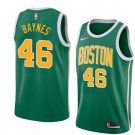 Men/Youth's boston celtics #46 aron baynes earned edition jersey green
