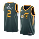 Men/Youth's utah jazz #2 joe ingles earned edition jersey green