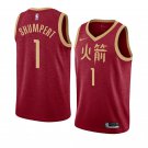 Men/Youth's houston rockets #1 iman shumpert city edition jersey red
