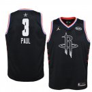 Men/Youth's Houston Rockets #3 Black Chris Paul 2019 All-Star Game Swingman Jersey