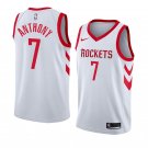 Men/Youth's houston rockets #7 swingman carmelo anthony white jersey