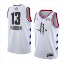 Men/Youth's Houston Rockets #13 James Harden 2019 All-Star Game Swingman Jersey White