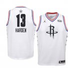 Men/Youth's Houston Rockets #13 White James Harden 2019 All-Star Game Swingman Jersey
