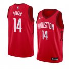 Men/Youth's houston rockets #14 gerald green earned edition jersey red