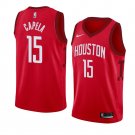 Men/Youth's houston rockets #15 clint capela earned edition jersey red