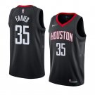 Men/Youth's houston rockets #35 kenneth faried black statement jersey