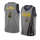 Men/Youth's indiana pacers #4 victor oladipo swingman city edition jersey gray