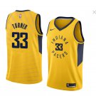Men/Youth's indiana pacers #33 myles turner statement jersey swingman yellow