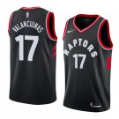 Men/Youth's jonas valanciunas #17 toronto raptors swingman statement jersey black