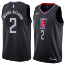 Men/Youth's los angeles clippers #2 shai gilgeous-alexander statement jersey black