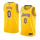 Men/Youth's los angeles lakers #0 kyle kuzma swingman gold icon edition jersey