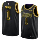 Men/Youth's los angeles lakers #1 javale mcgee city edition jersey swingman black