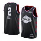 Men/Youth's Los Angeles Lakers #2 Black Lonzo Ball 2019 All-Star Game Swingman Jersey