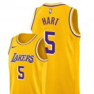 Men/Youth's los angeles lakers #5 josh hart swingman gold icon edition jersey