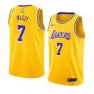 Men/Youth's los angeles lakers #7 javale mcgee swingman icon edition jersey gold