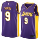 Men/Youth's los angeles lakers #9 rajon rondo statement jersey swingman purple