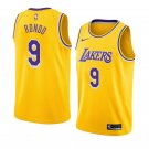 Men/Youth's los angeles lakers #9 rajon rondo swingman icon edition jersey Gold