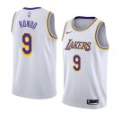 Men/Youth's los angeles lakers #9 rajon rondo swingman jersey white