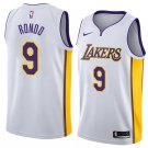 Men/Youth's los angeles lakers #9 swingman rajon rondo white jersey