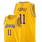 Men/Youth's los angeles lakers #11 brook lopez swingman icon edition jersey gold