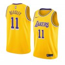 Men/Youth's los angeles lakers #11 michael beasley swingman icon edition jersey Gold