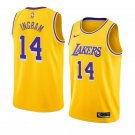 Men/Youth's los angeles lakers #14 brandon ingram swingman icon edition jersey gold