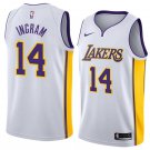 Men/Youth's los angeles lakers #14 brandon ingram white jersey swingman