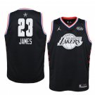 Men/Youth's Los Angeles Lakers #23 LeBron James 2019 All-Star Game Swingman Jersey Black