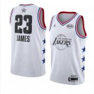 Men/Youth's Los Angeles Lakers #23 White LeBron James 2019 All-Star Game Swingman Jersey