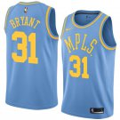 Men/Youth's los angeles lakers #31 thomas bryant hardwood classics swingman jersey blue