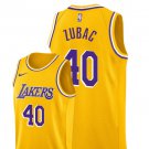 Men/Youth's los angeles lakers #40 ivica zubac swingman icon edition jersey gold
