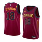 Men/Youth's maroon cleveland cavaliers #18 matthew dellavedova icon edition jersey