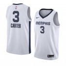 Men/Youth's memphis grizzlies #3 jevon carter jersey white