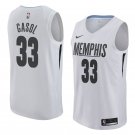 Men/Youth's memphis grizzlies #33 marc gasol city edition swingman white jersey