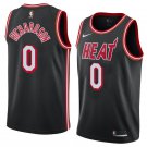 Men/Youth's miami heat #0 josh richardson hardwood classics swingman jersey black